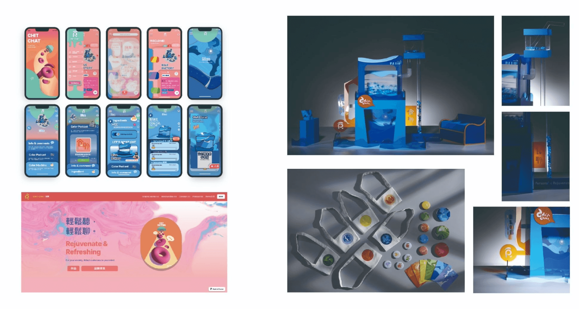 Full branding system — typography, color palette, iconography, and application