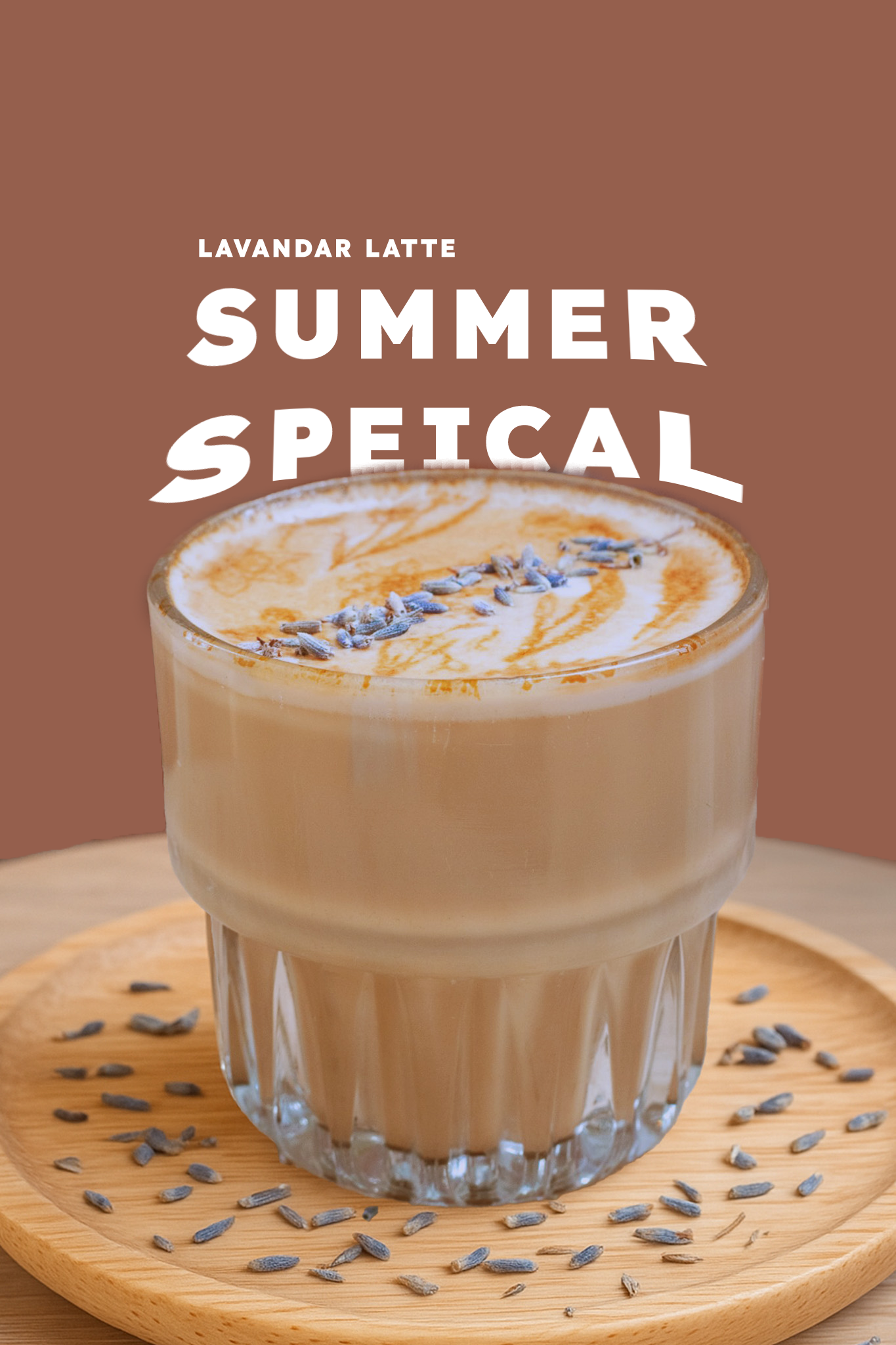 Lavender Latte — summer special poster